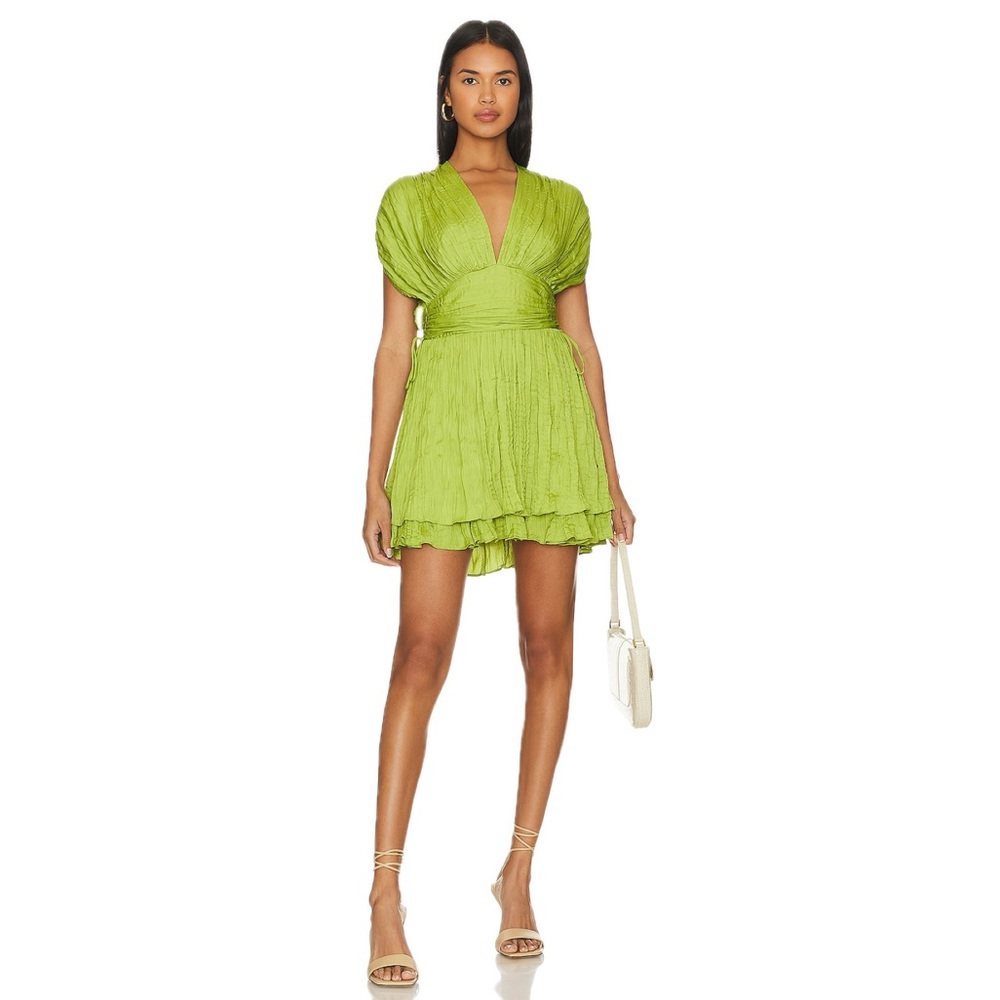 Free People NWT Green Mini Dress